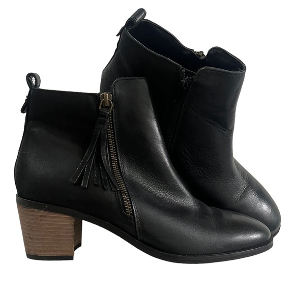 Crevo Autumn Tassel Leather Ankle Boots 10 - Picture 3 of 10